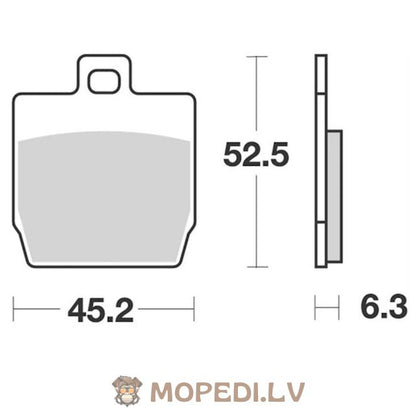 Brake Pads Stage6 Sport Yamaha Aerox (rear) / Slider (front)