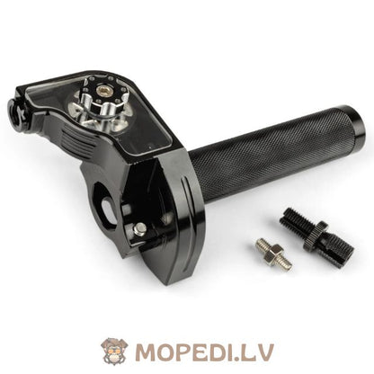 Quick Action Throttle MotoForce Racing CNC Aluminium Black