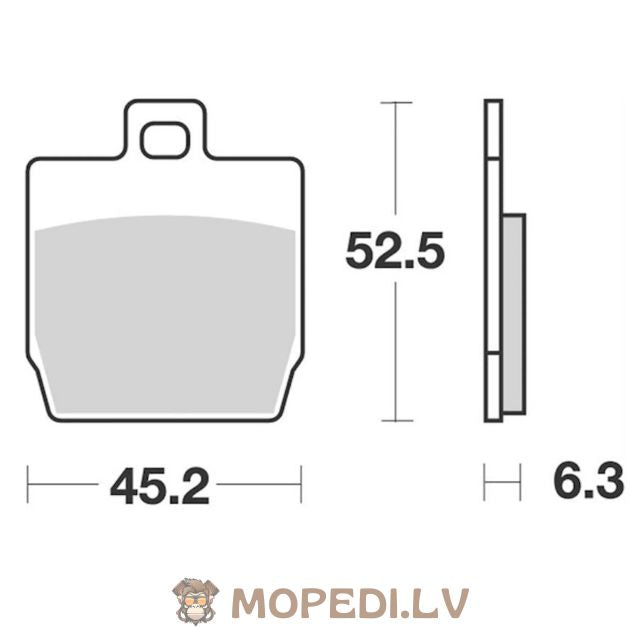 Brake Pads Stage6 Racing Yamaha Aerox (rear) / Slider (front)