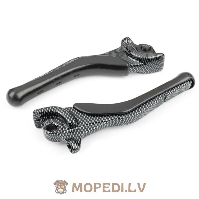 Brake Lever Set carbon look Yamaha Aerox / Nitro before 2012