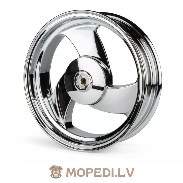 Rear Wheel (13x3.5) 3 spokes (aluminium) MBK Booster / BW's chrome