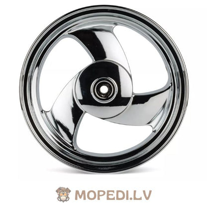 Rear Wheel (13x3.5) 3 spokes (aluminium) MBK Booster / BW's chrome