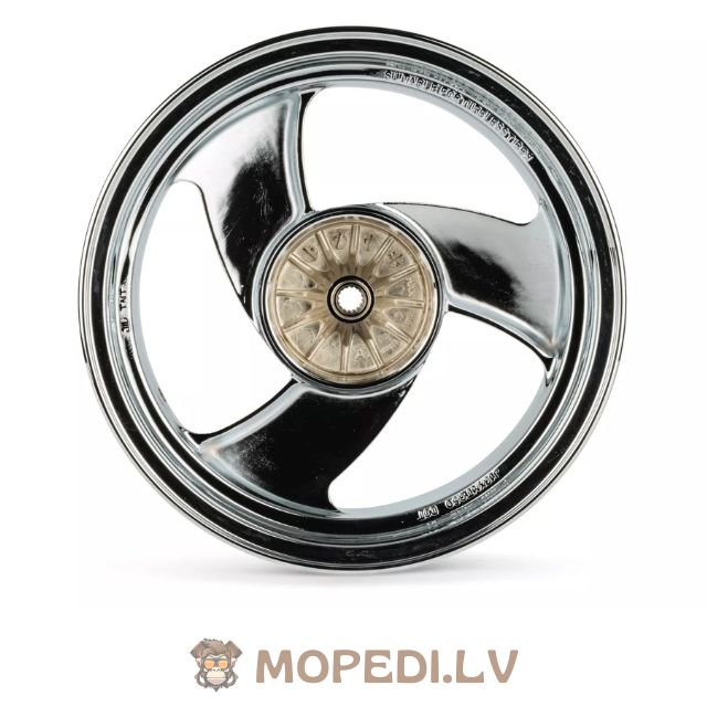 Rear Wheel (13x3.5) 3 spokes (aluminium) MBK Booster / BW's chrome