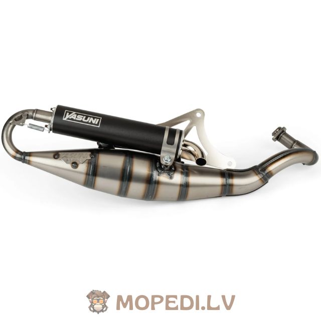 Exhaust Yasuni R Black Piaggio black road-legal
