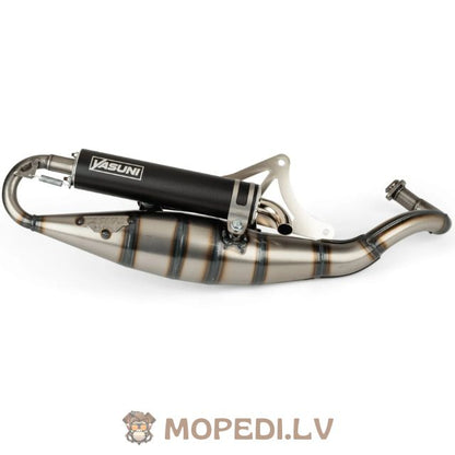 Exhaust Yasuni R Black Piaggio black road-legal