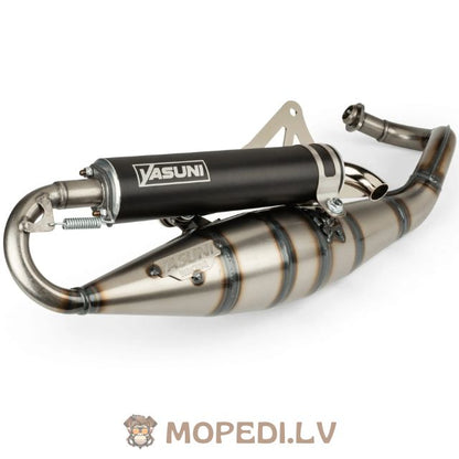 Exhaust Yasuni R Black Piaggio black road-legal
