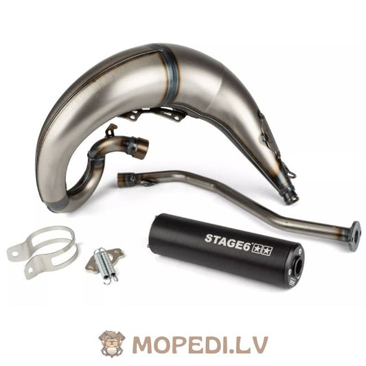 Exhaust Stage6 Streetrace high mount left CNC black Beta RR -2012